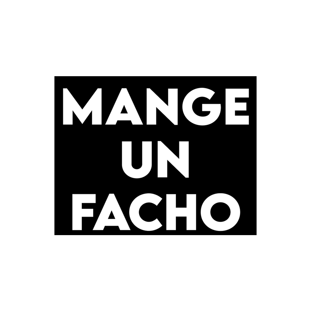 Lot de 50 stickers Mange un facho